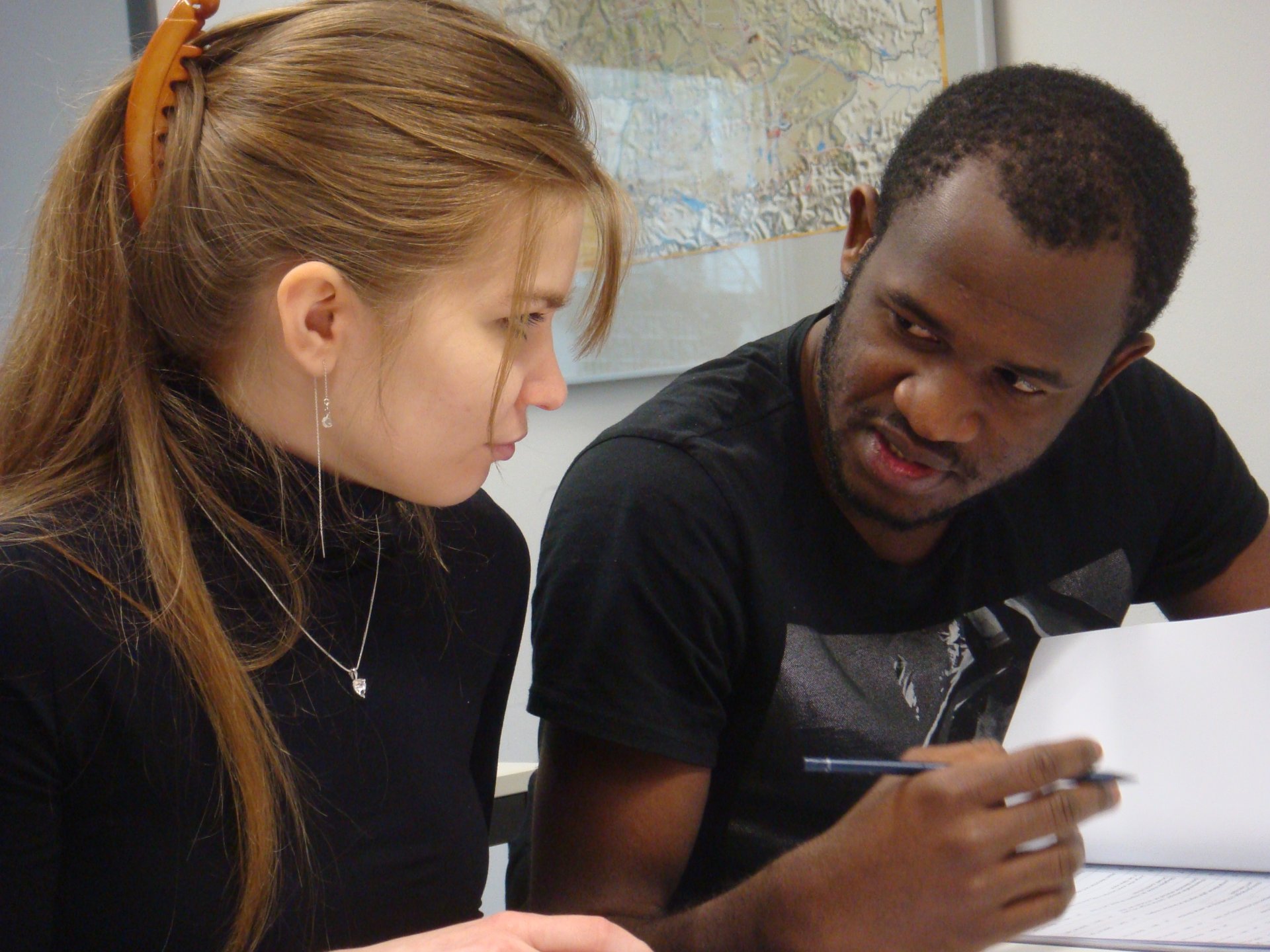 Studierende im Deutschkurs Studierende im Deutschkurs