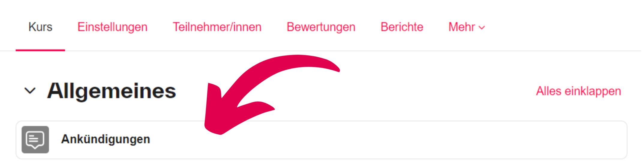 Ankündigungen Ankündigungen