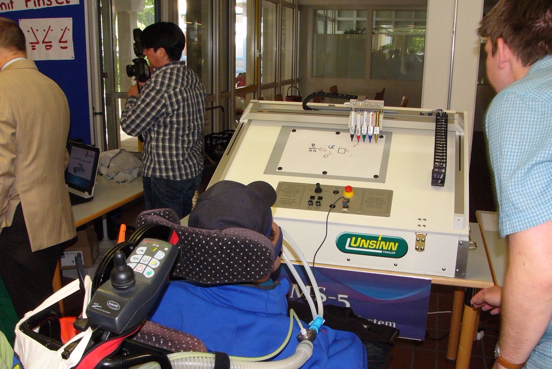 Malmaschine. Foto: wort & wert / Gerlinde Weidt. 