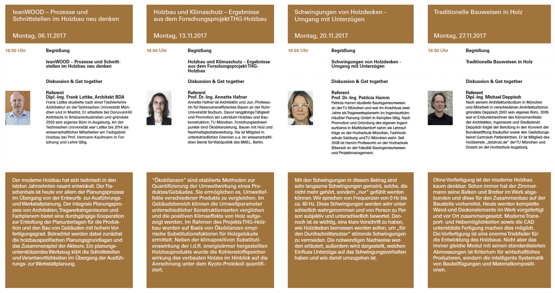 Referenten Holzbau Kompakt 2017