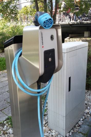 E-Ladestation Hochschule Augsburg