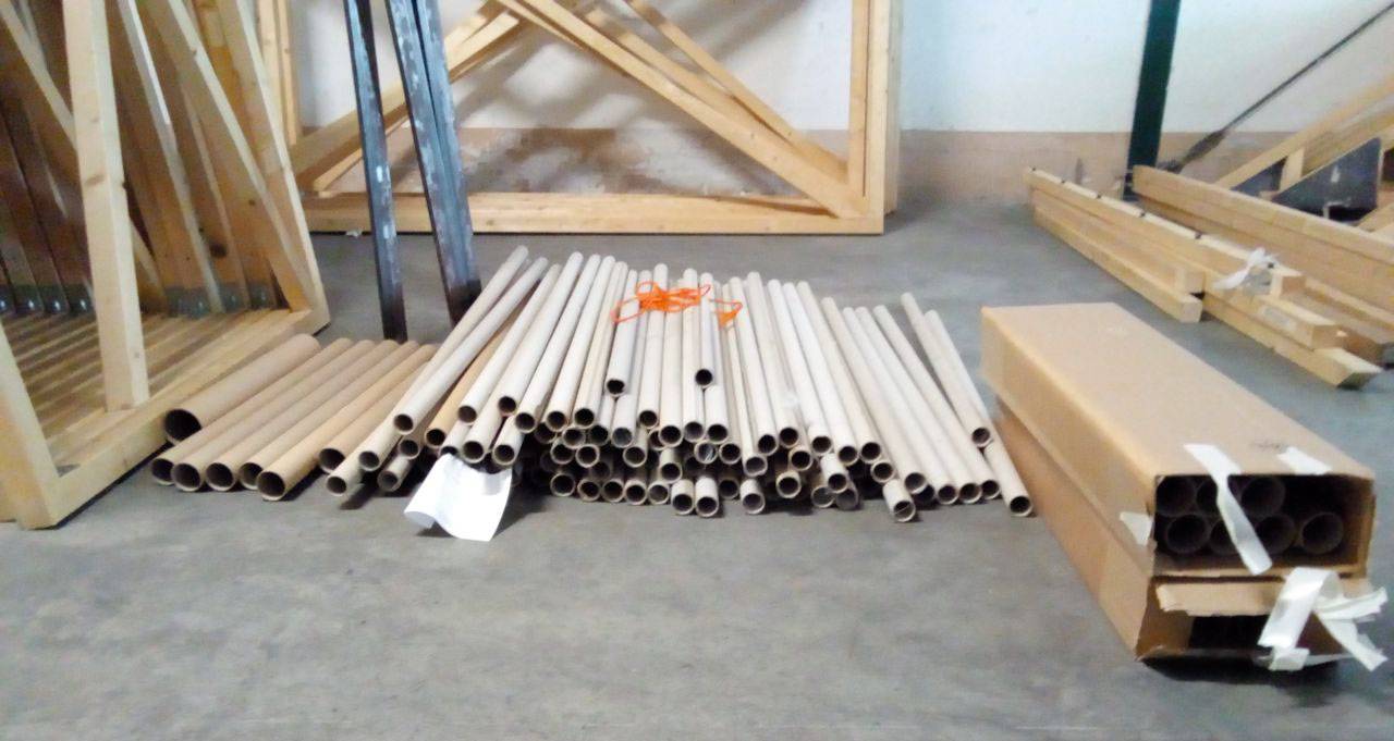 Blick in den Material-Fundus für neue Konstruktionen (Abb.: E2D-UP!)