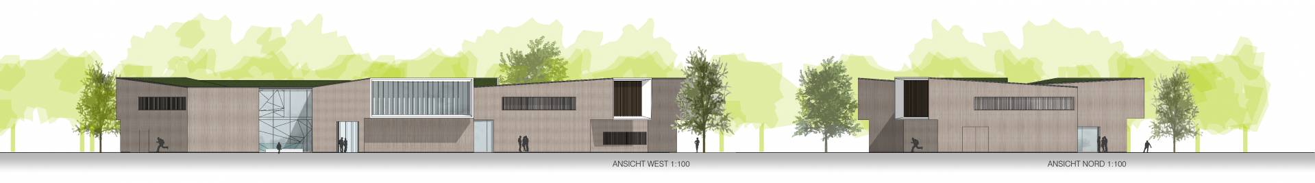 Ansicht West und Ansicht Nord Ansicht West und Ansicht Nord