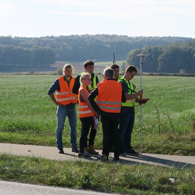 Terrestrische und Satellitengestützte Vermessung des Planungsraums/ Prof. Dr. Weber