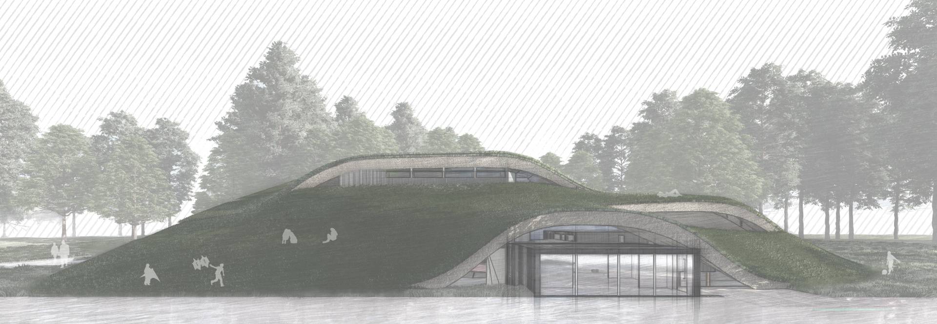 Ansicht von Osten (Eiskanal) Ansicht von Osten (Eiskanal)