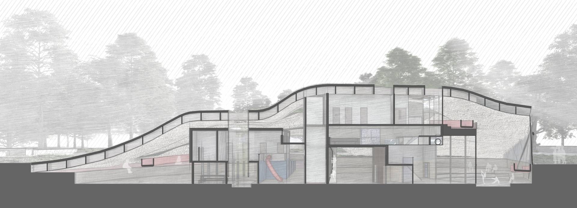 Gebäudeschnitt Gebäudeschnitt