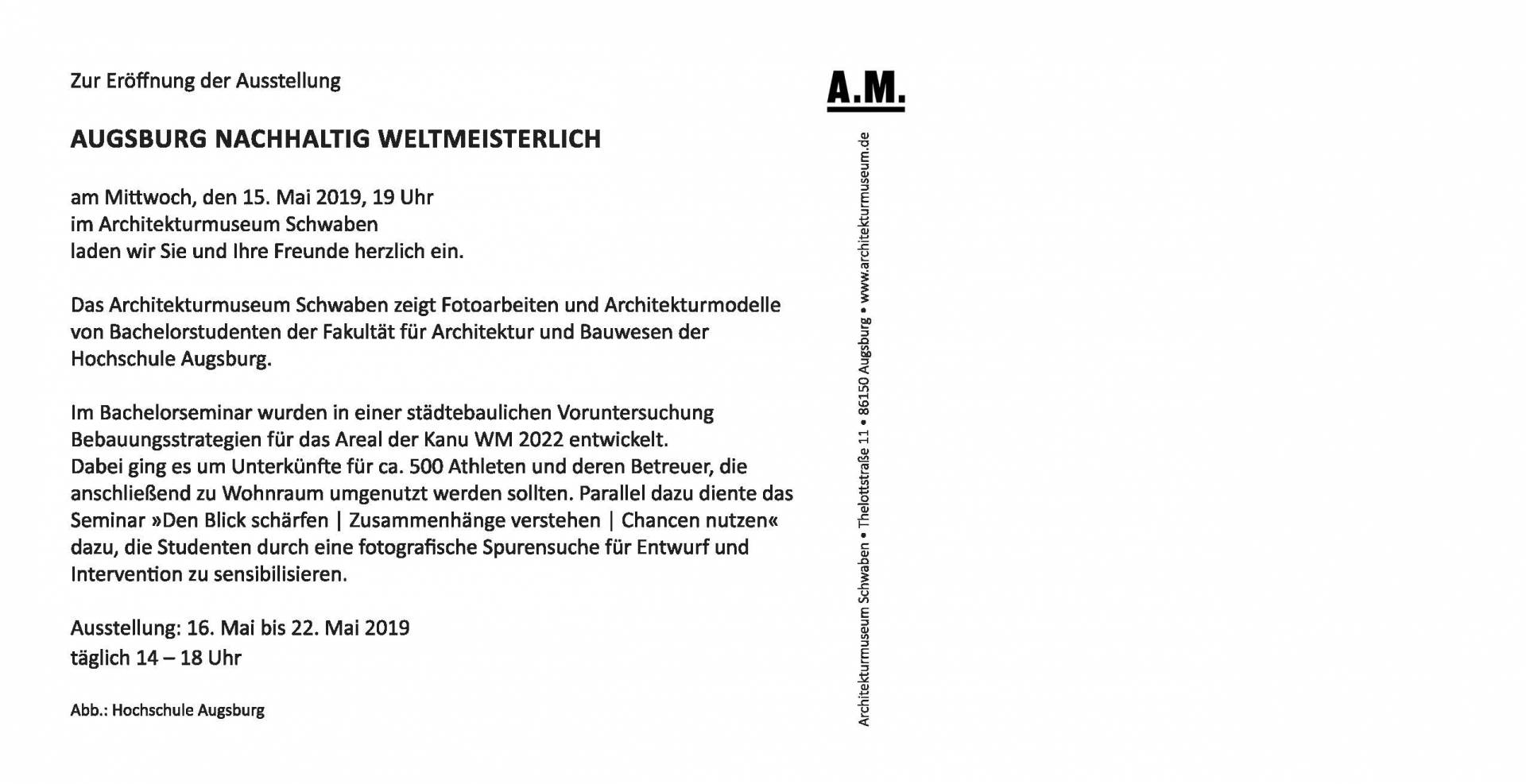 Einladung Rückseite