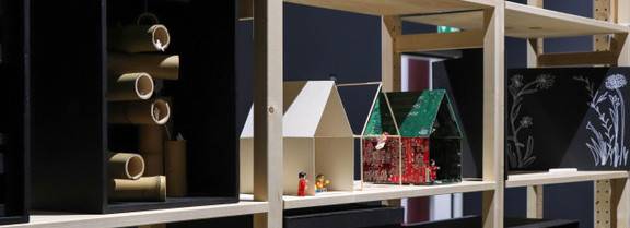 Die Wohn-Visionen stehen im "Schaufenster" 