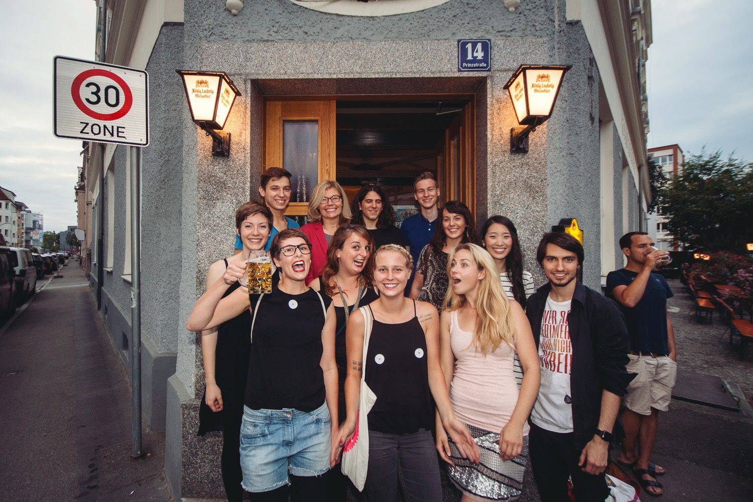 Gruppenfoto e x Team 2015