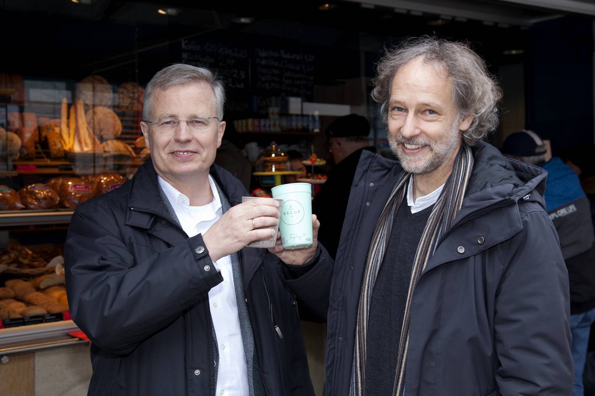 Prof. Dr. Rommel (links) und Dr. Norbert Stamm engagieren sich für das HSA_transfer-Teilprojekt "Experten für eine nachhaltige Entwicklung Augsburgs". Bild: Sascha Schneider