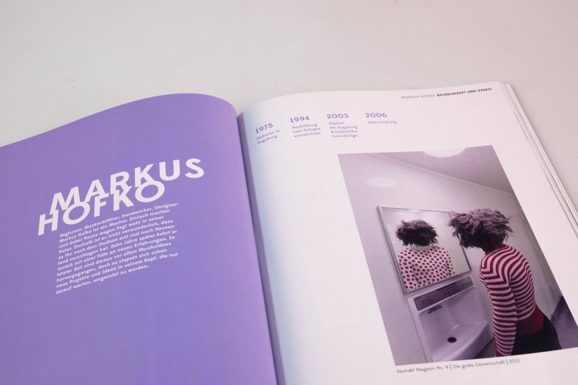 Aufmacherseite Markus Hofko