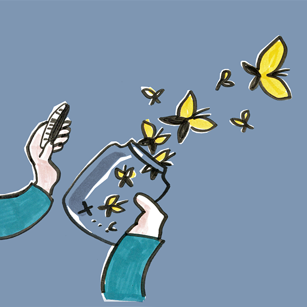 Graphic Recording "Schmetterlinge" - Lisa Frühbeis