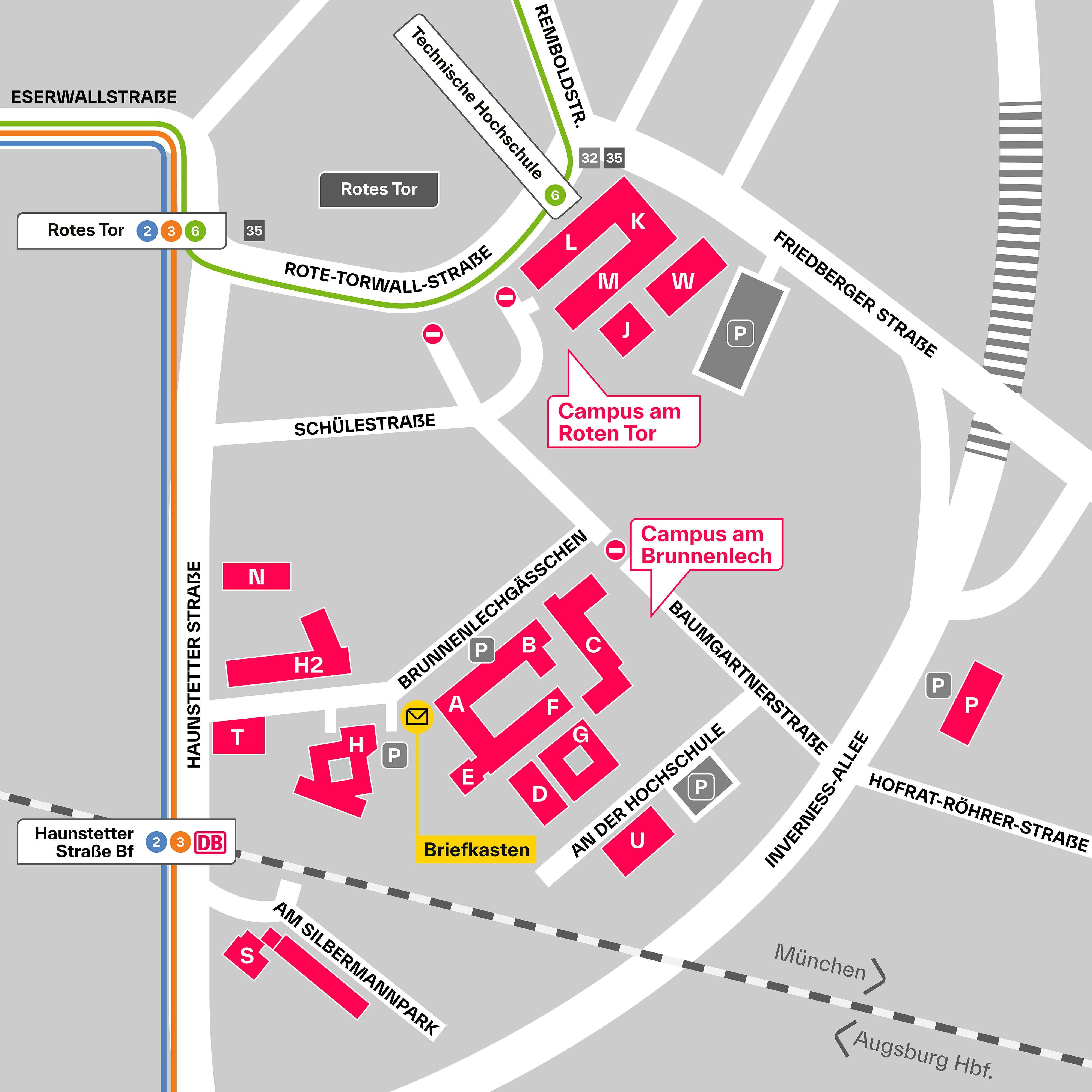 Lageplan Hochschule Lageplan Hochschule