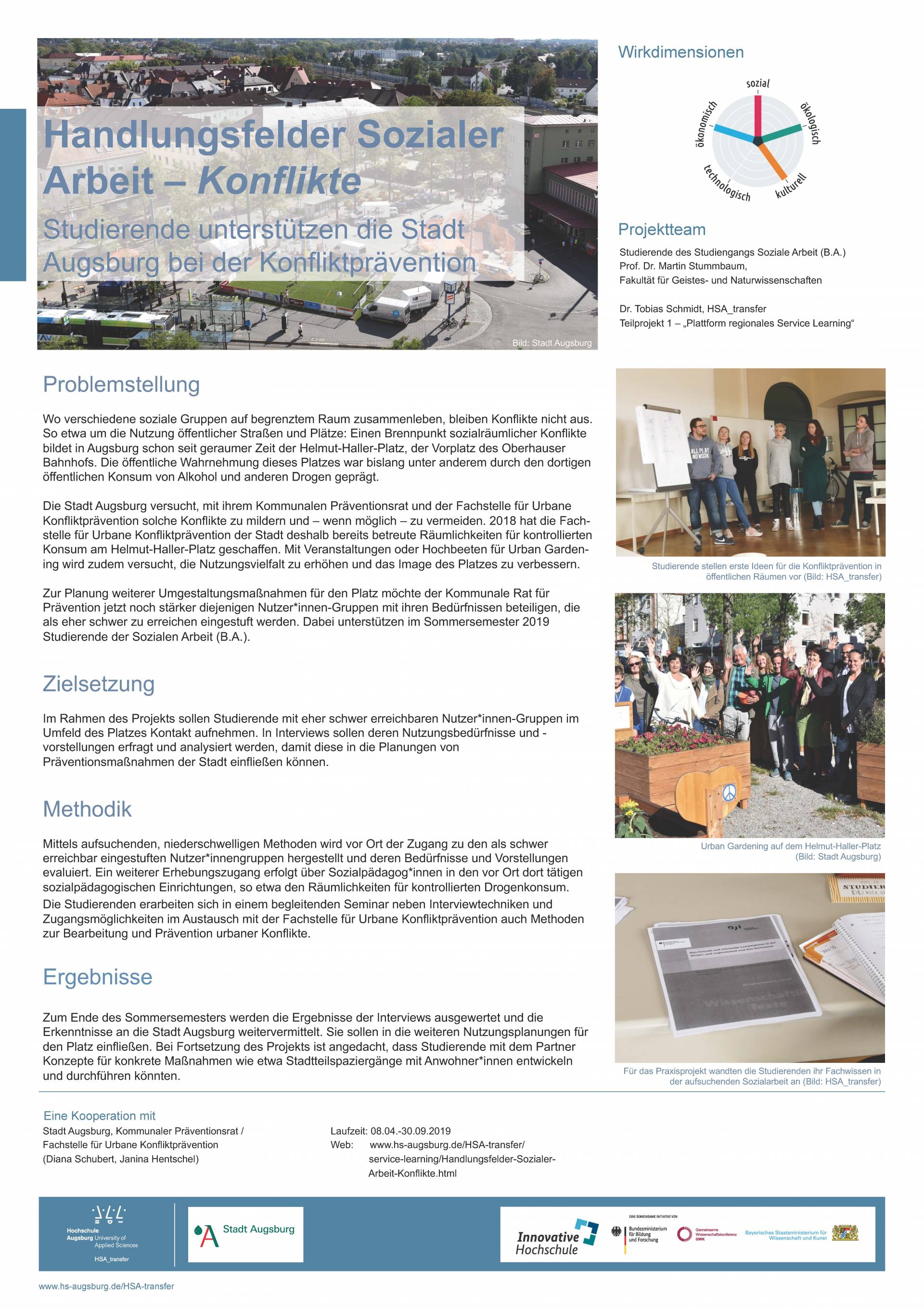 Handlungsfelder Sozialer Arbeit - Poster