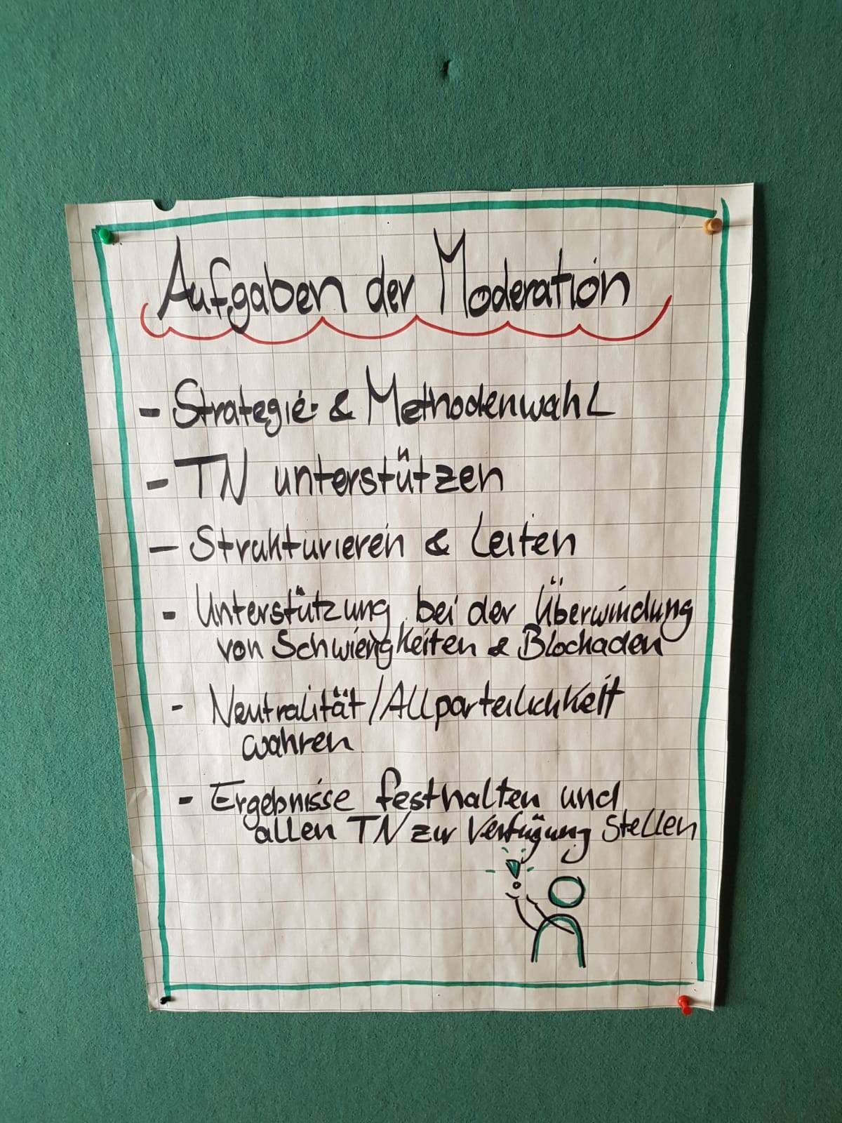 Aufgaben der Moderation von Konflikten