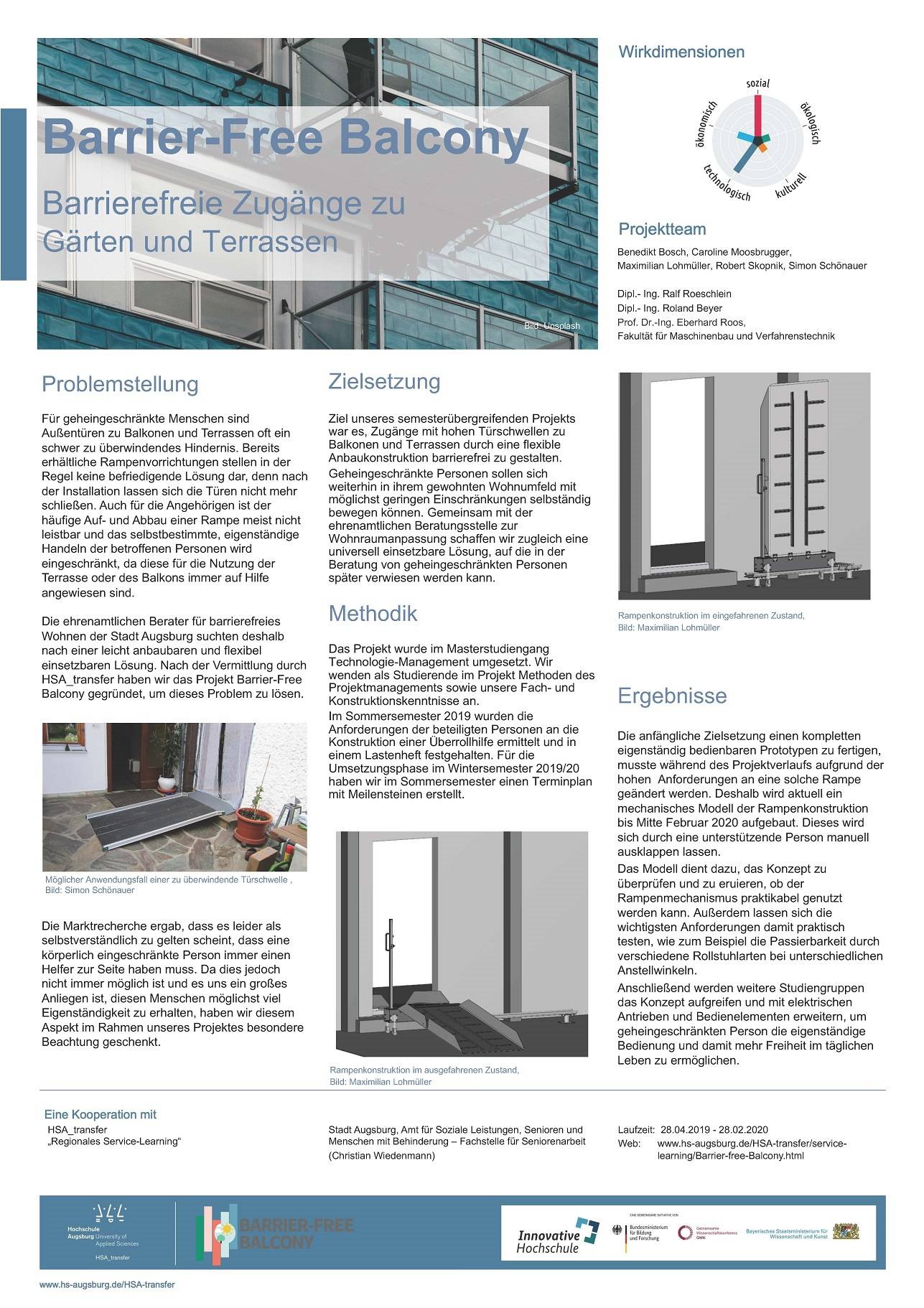 Barrier-free Balcony II - Poster