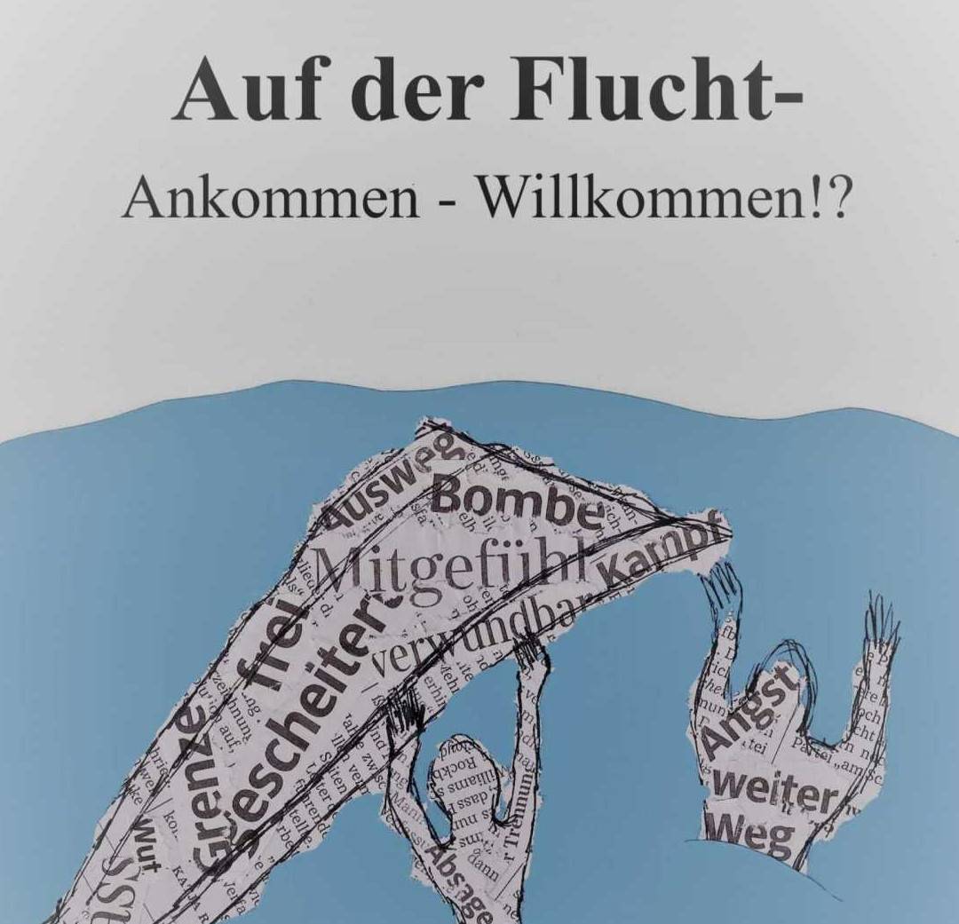 Poster zur Austellung "Auf der Flucht" © HSA