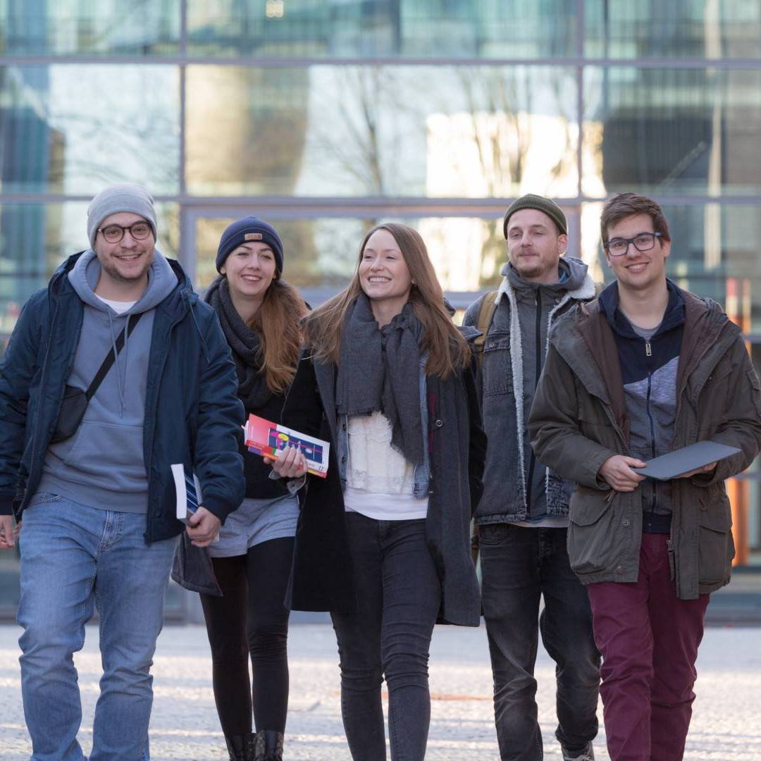 Gruppe von Studierenden