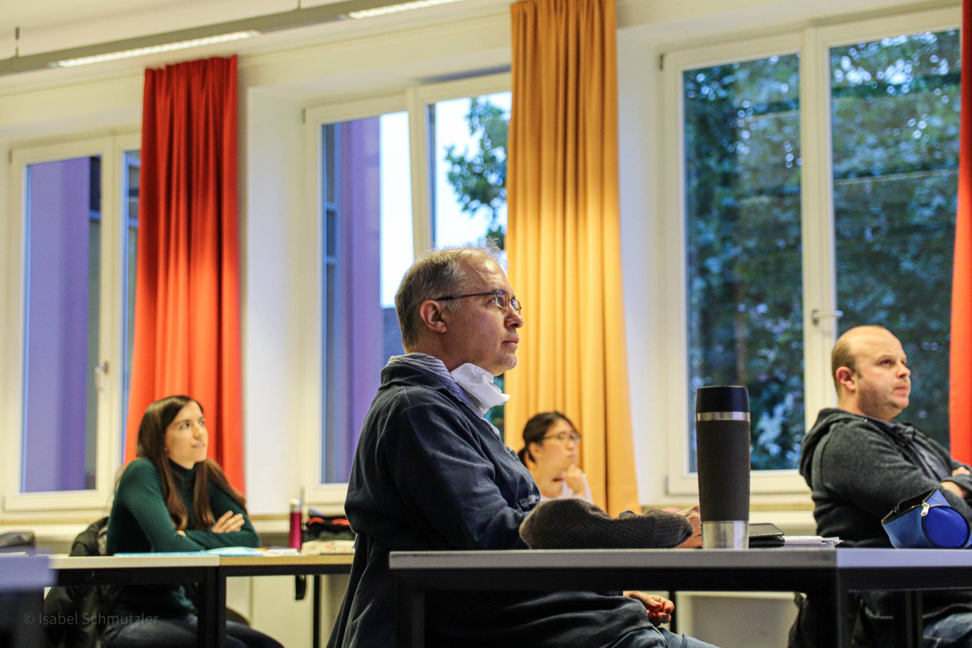 Studierende des neunten Jahrgangs der Akademischen Brückenqualifizierung bei der ersten Veranstaltung