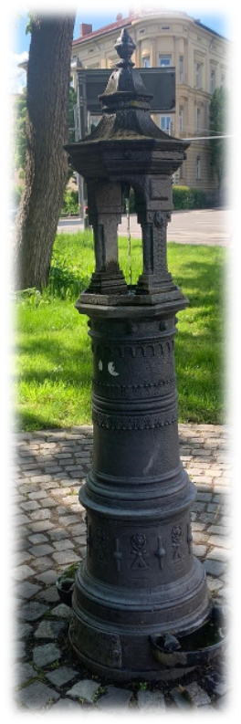 In Augsburg gibt es Trinkwasserbrunnen in der Stadt © Alica Haslbeck