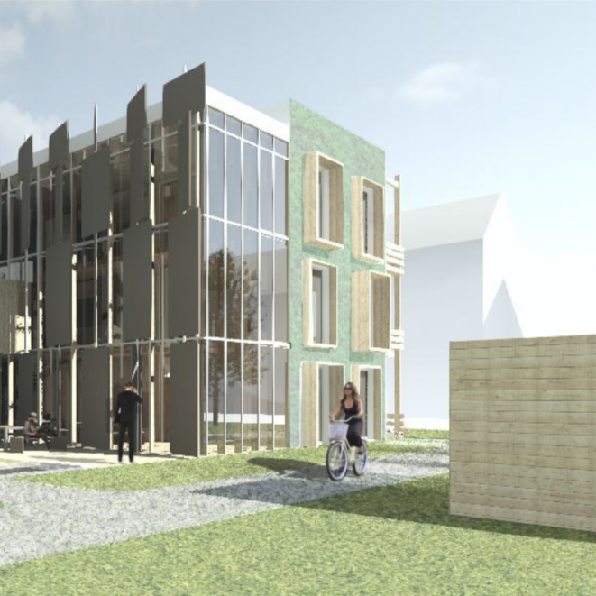 Entwurf: Start-Up Gründerzentrum „work and meet“