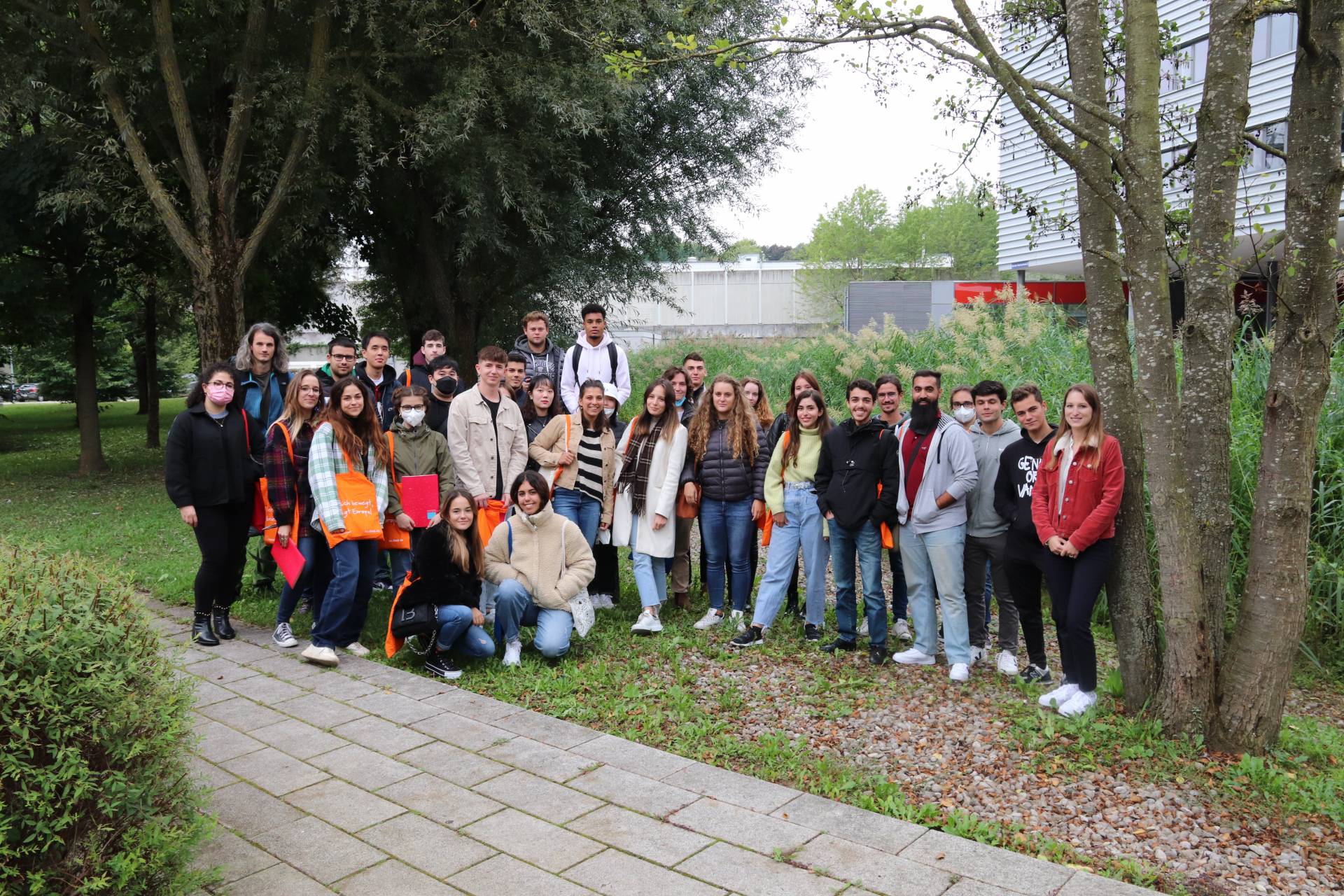 Gruppe von internationalen Studierenden