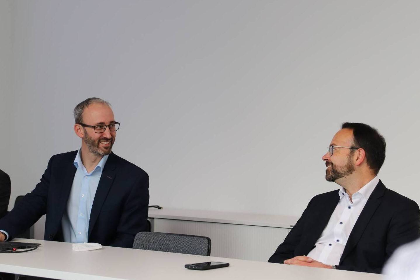 Prof. Dominik Merli und Prof. Björn Häckel Prof. Dominik Merli und Prof. Björn Häckel