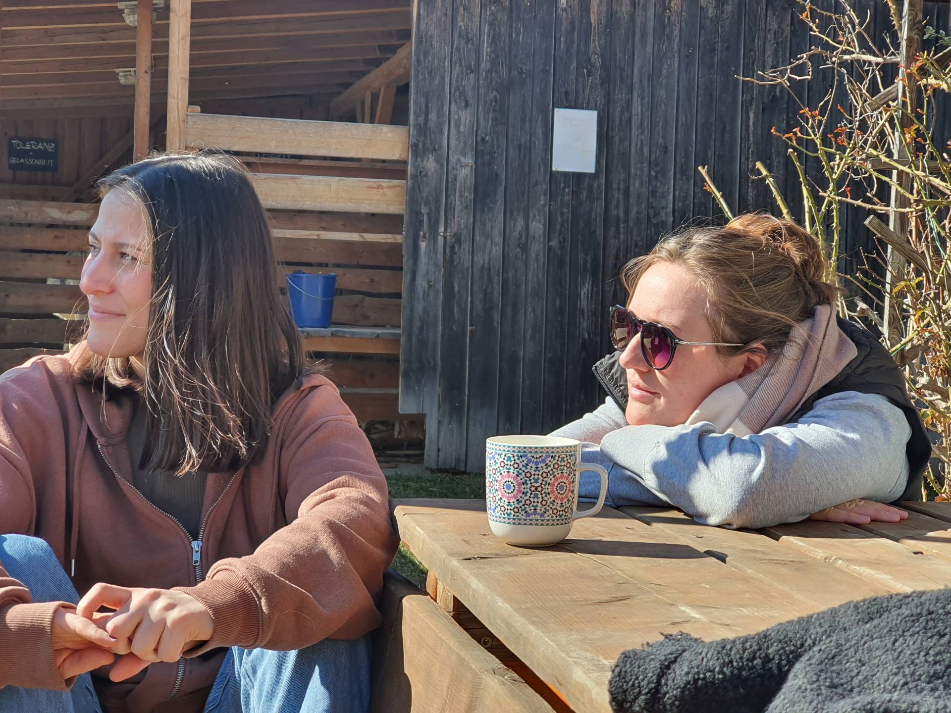 Die Studierenden nehmen gespannt am Workshop teil