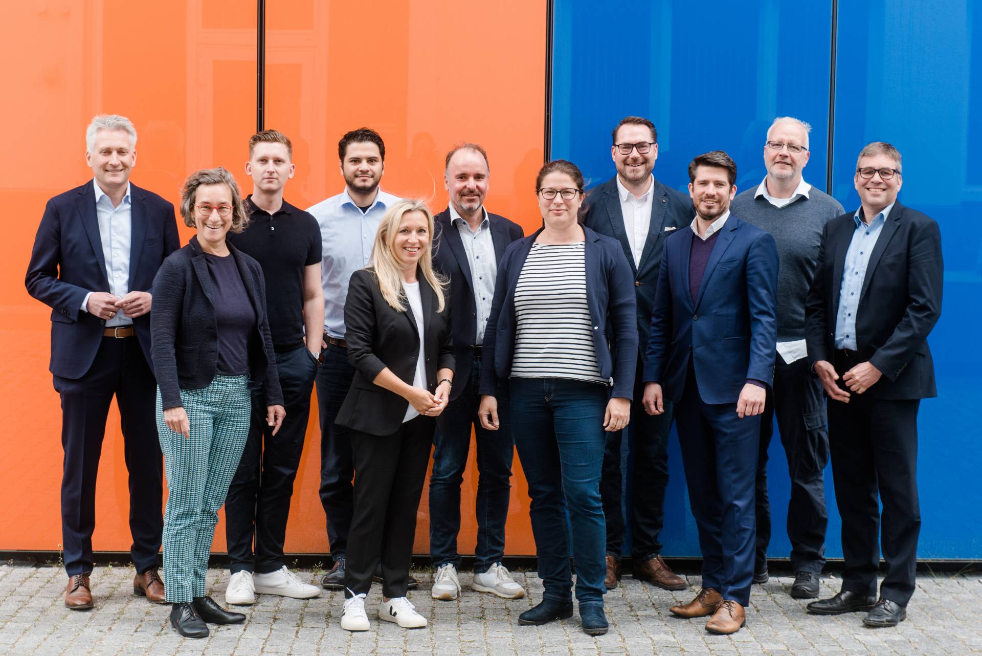 (v.l.n.r.) Hansjörg Durz, Prof. Dr. Elisabeth Krön, Benjamin Wöhrl, Serdar Akin, Heide Becker, Stefan Schimpfle, Stephanie Schuhknecht, Horst Thieme, Daniel Kempf, Prof. Dr. Norbert Gerth, Dr. Wolfgang Hübschle
