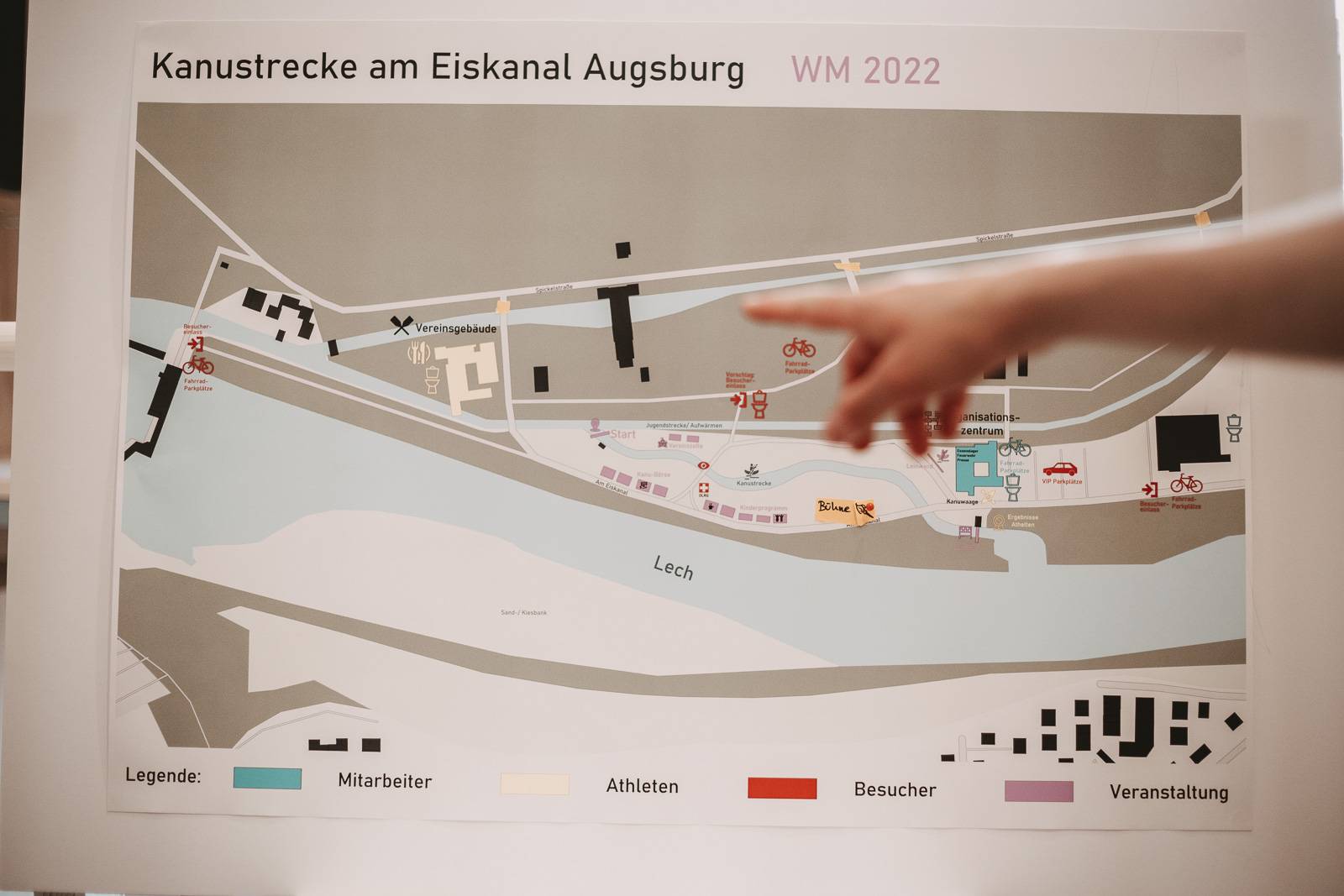 Lageplan Kanuslalom WM 2022 © Matthias Leo