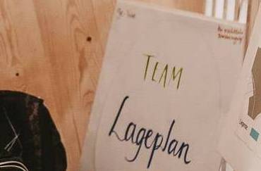 Schild: Team Lageplan © Matthias Leo
