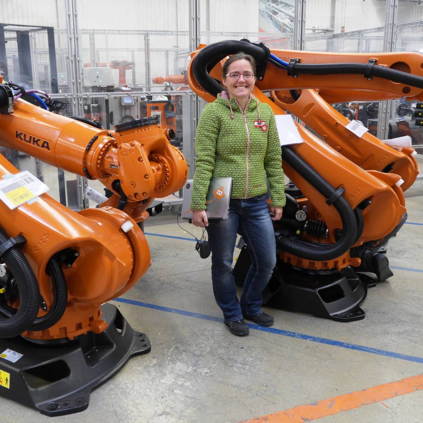 Jessica Rademacher. Foto: KUKA Jessica Rademacher. Foto: KUKA