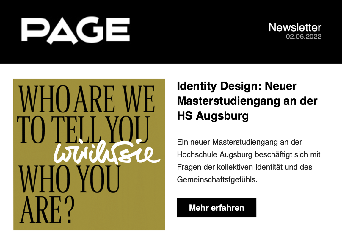 MA ID auf PAGE-Online