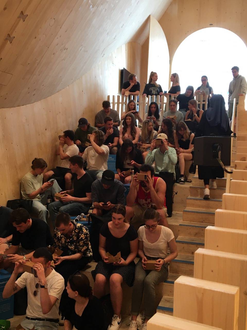 NEXT500 Pavillon: Architekturstudierende der Hochschule Augsburg