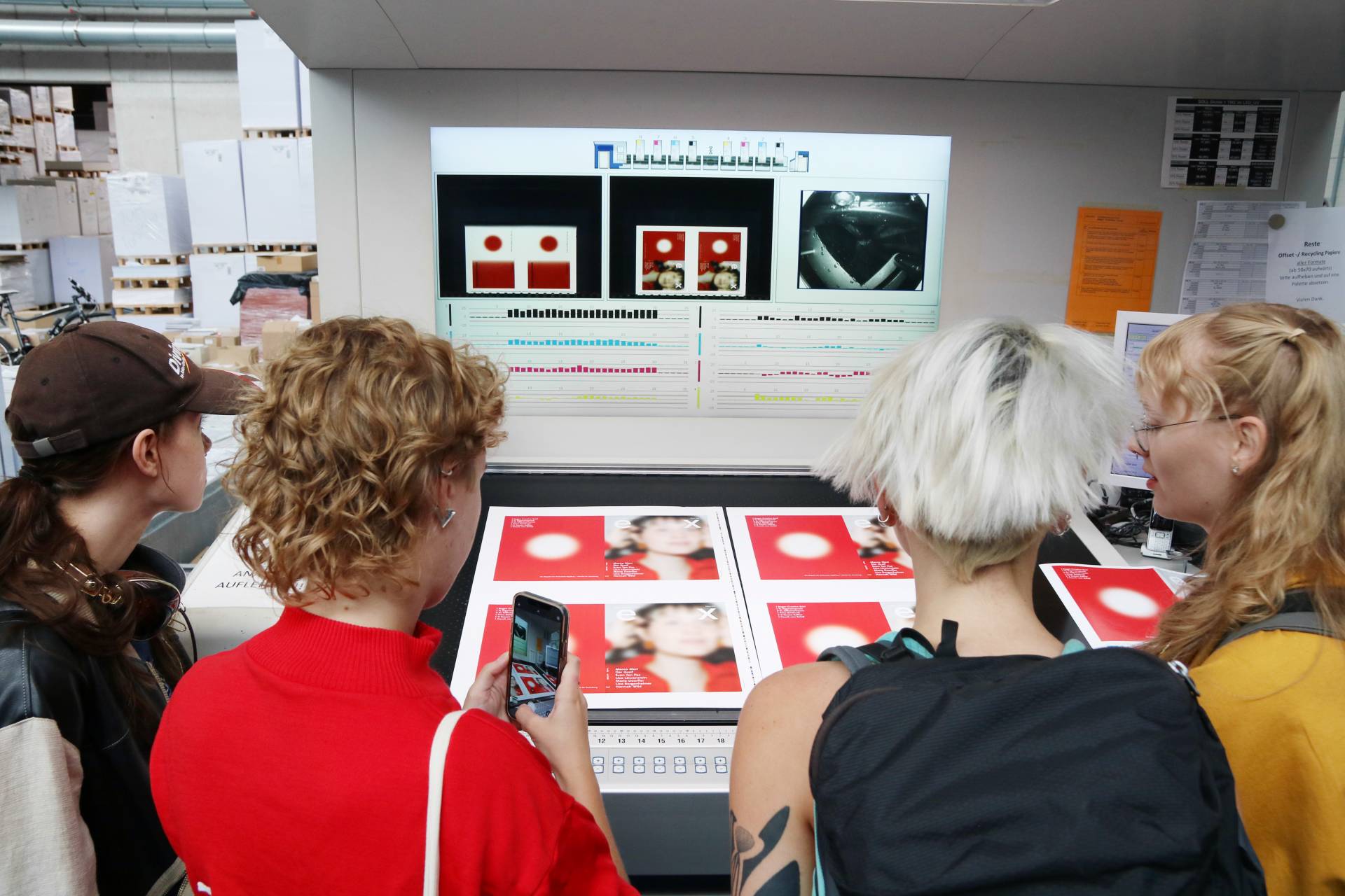 Besuch in der Druckerei Besuch in der Druckerei