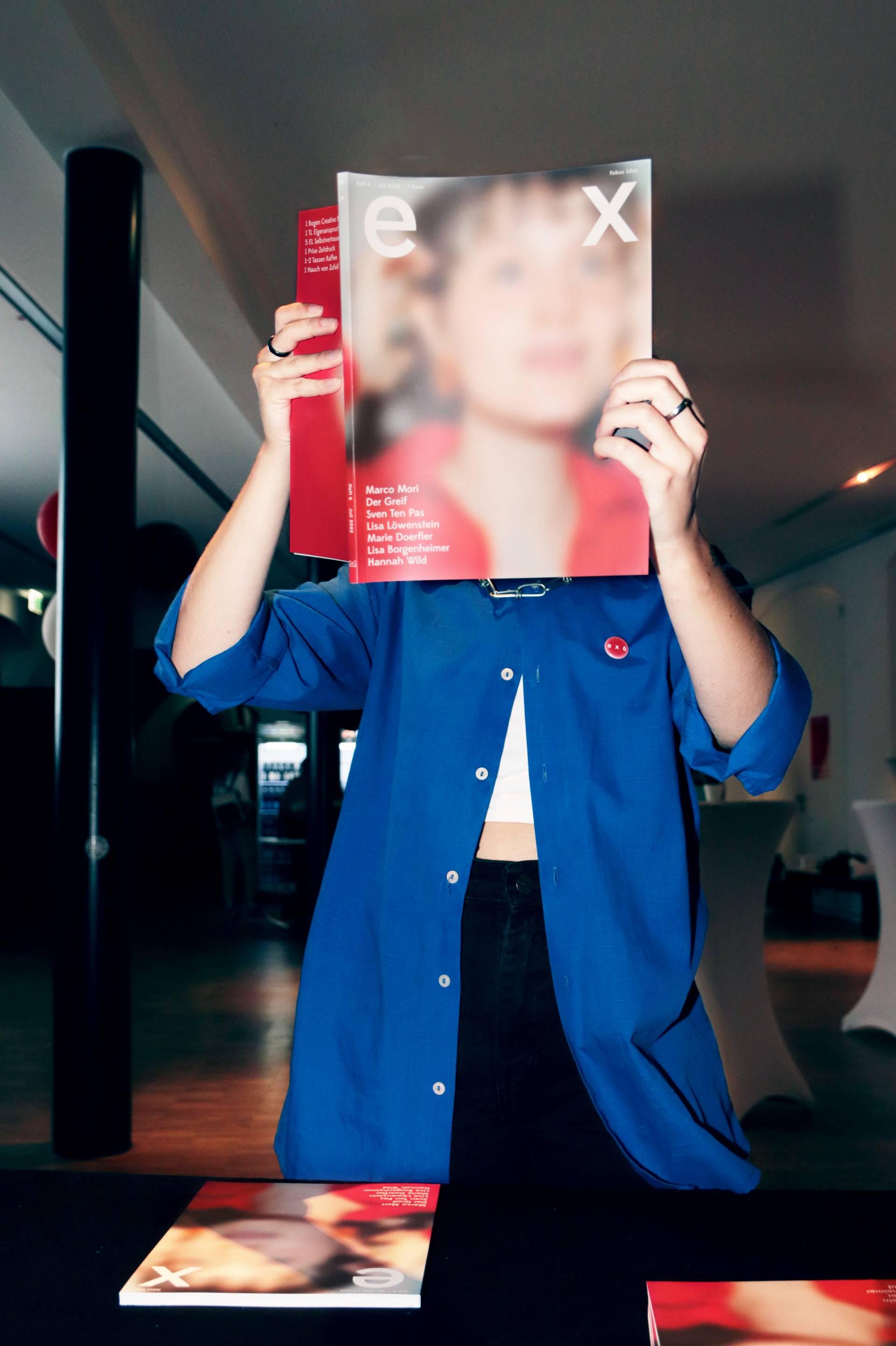 Magazinverkauf auf der Releaseparty Magazinverkauf auf der Releaseparty