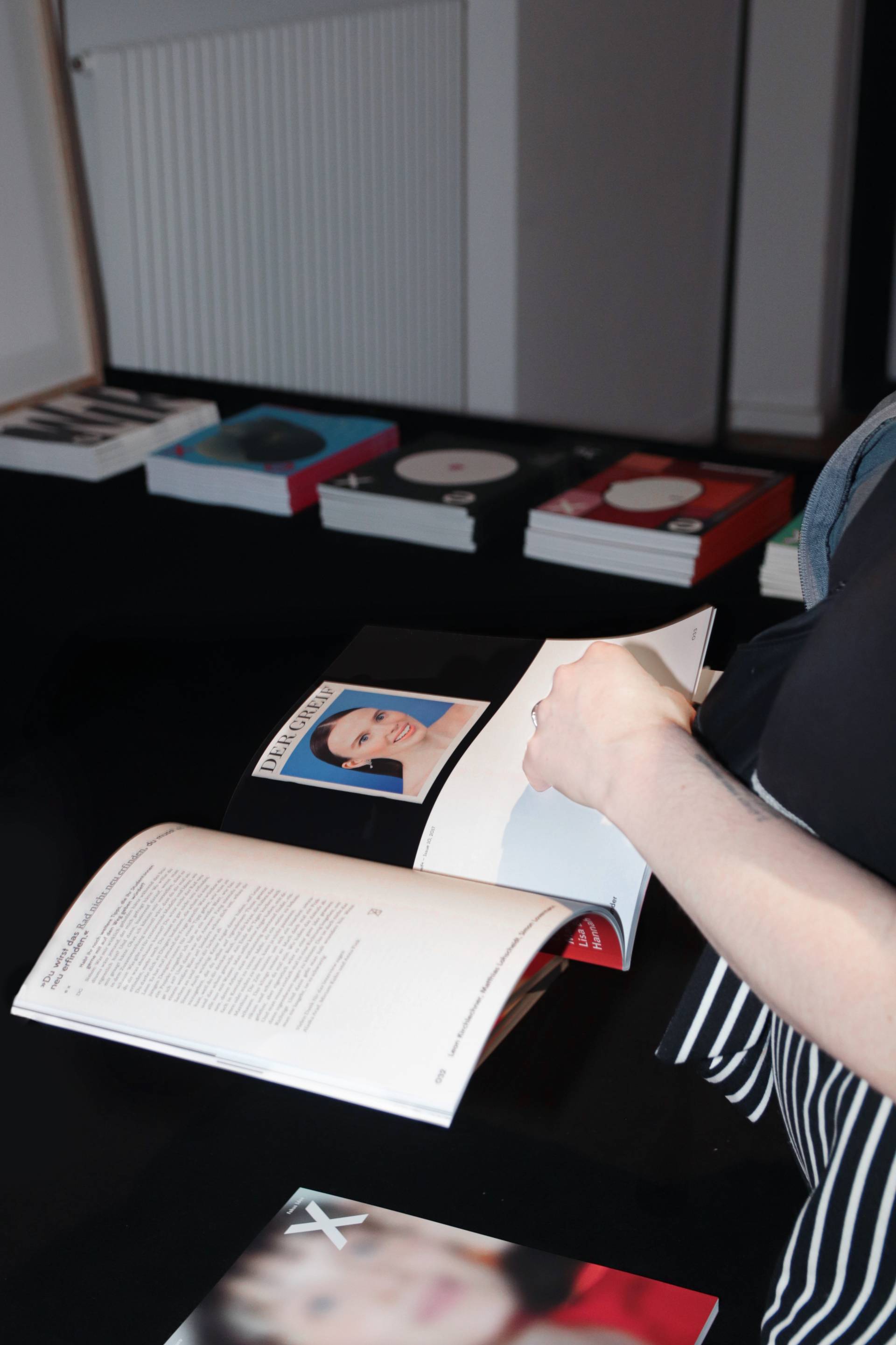 Magazinverkauf auf der Releaseparty Magazinverkauf auf der Releaseparty