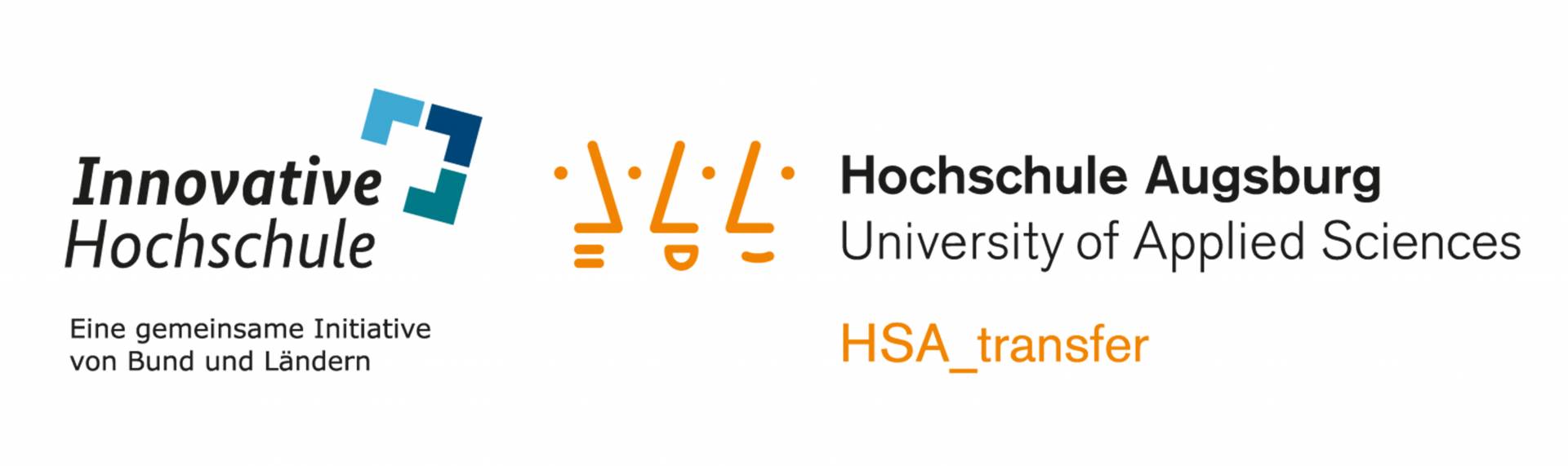 Logo Innovative Hochschule HSA_transfer Logo Innovative Hochschule HSA_transfer