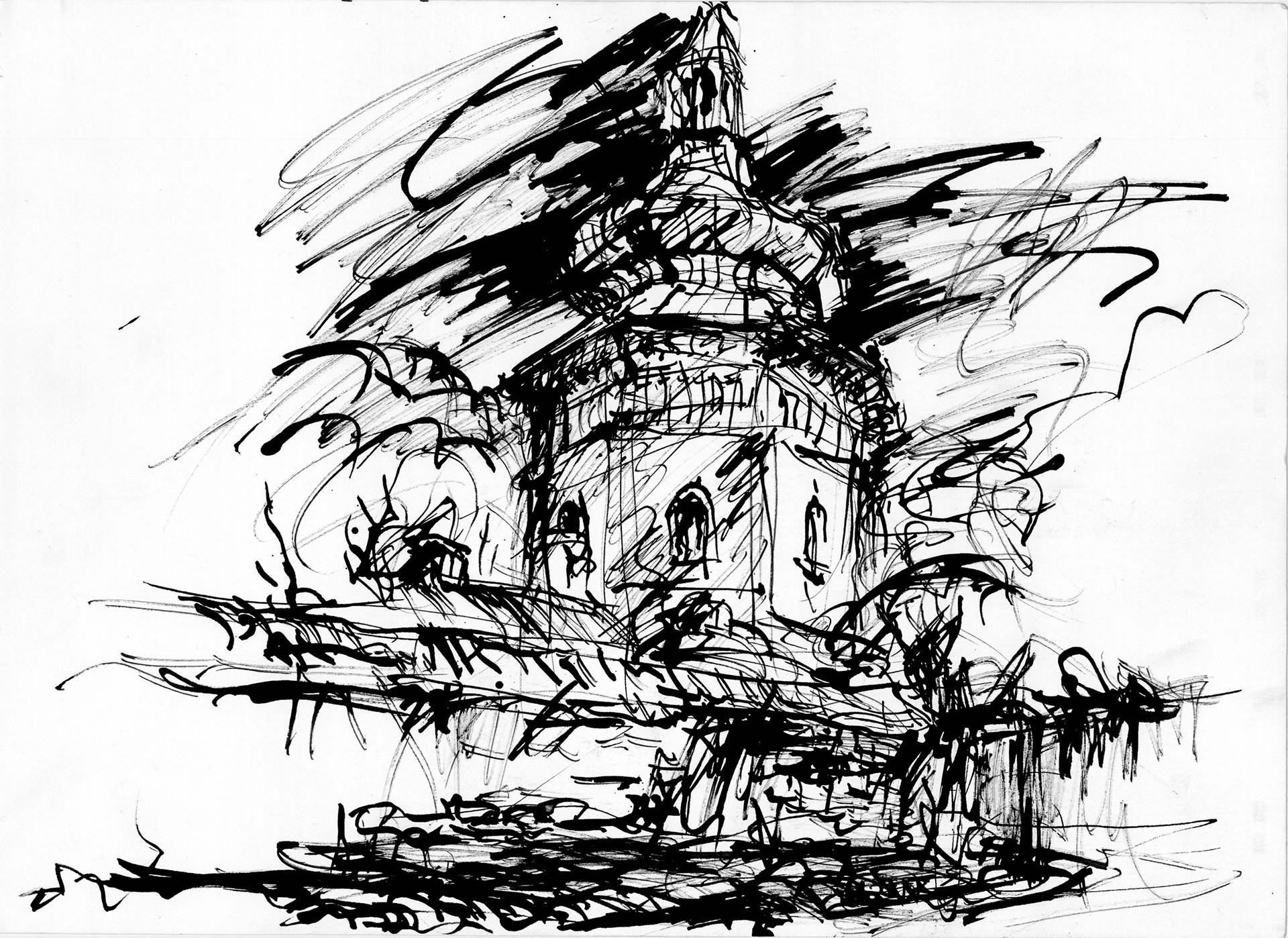 Zeichnung von Peter Junghanß