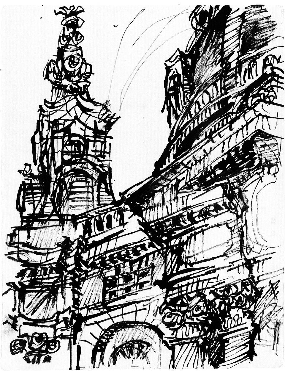 Zeichnung von Peter Junghanß