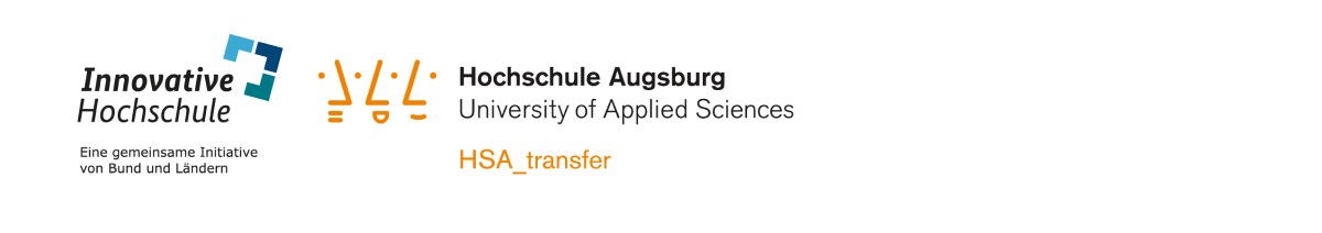 Logos: Innovative Hochschule und HSA_transfer