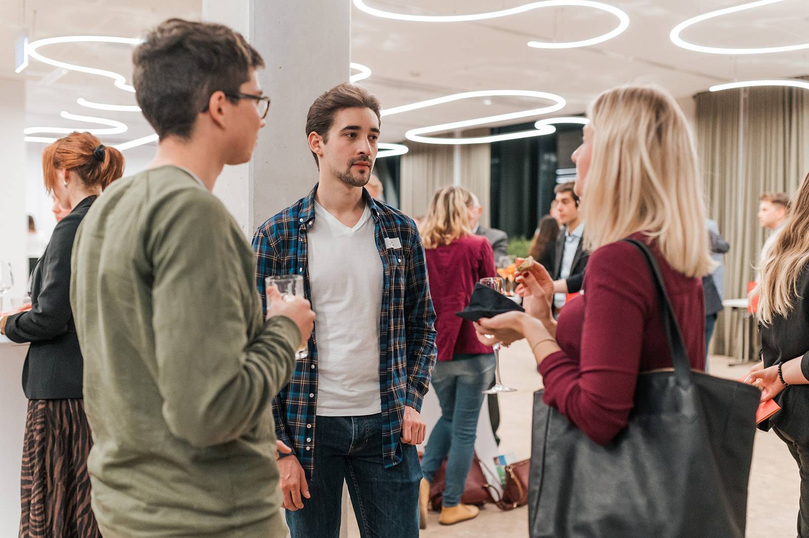 Get-together bei der Stipendienfeier