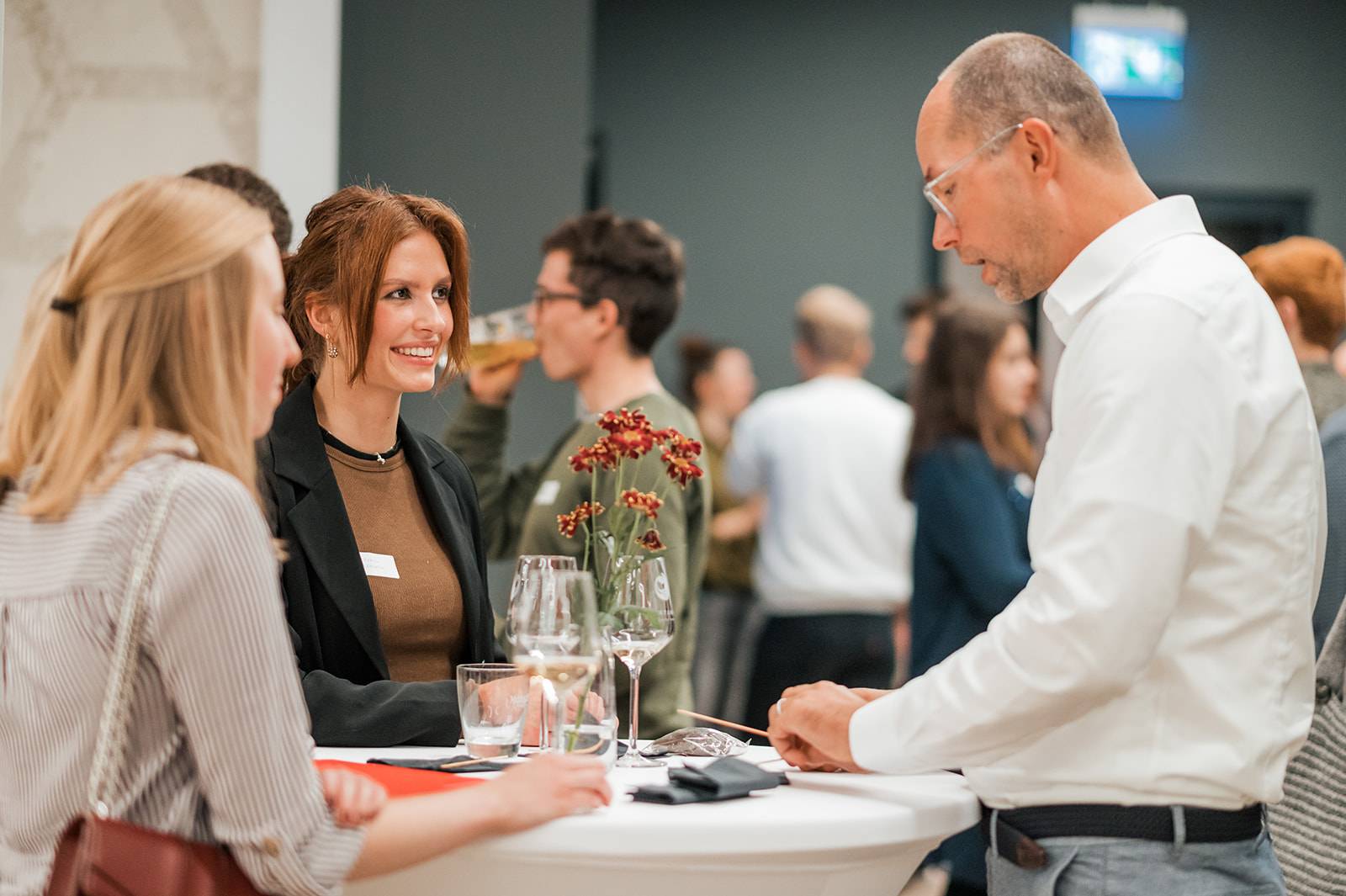 Get-together bei der Stipendienfeier