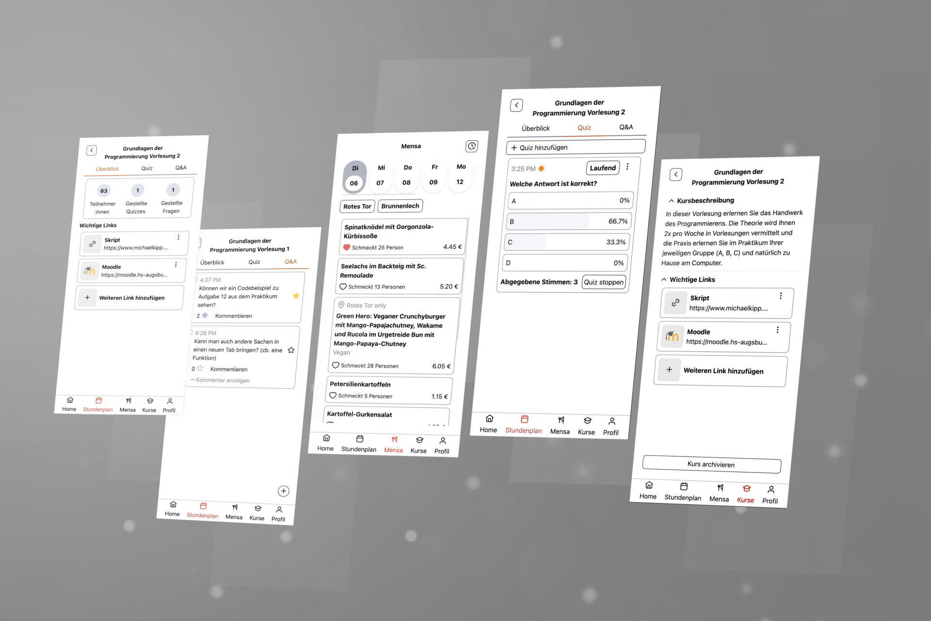 App Screens App Screens