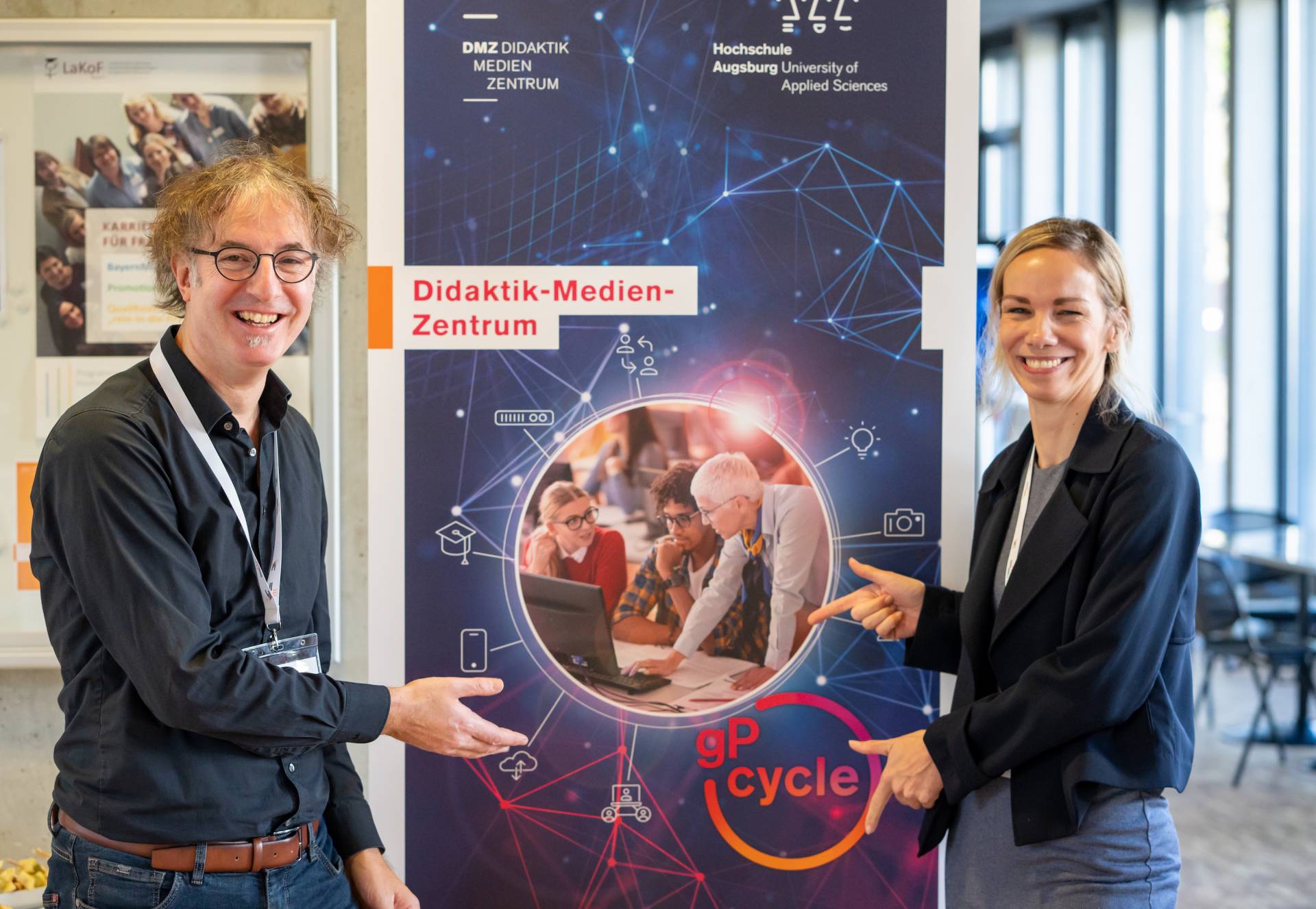 Markus Wangler und Angela Prochaska vom DMZ