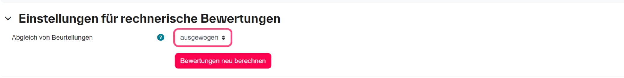 Rechnerische Bewertung