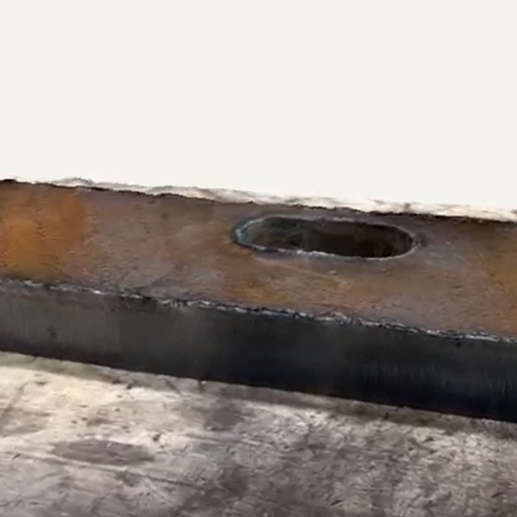 3-D-Scan eines zu bearbeitenden Bauteils 