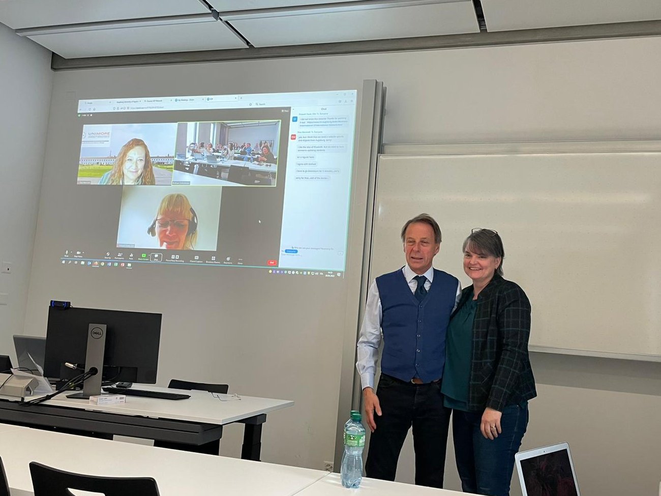 President Prof. Dr. Wolfram Schönfelder handing over to the new President(a) Prof. Jillaine Farrar 