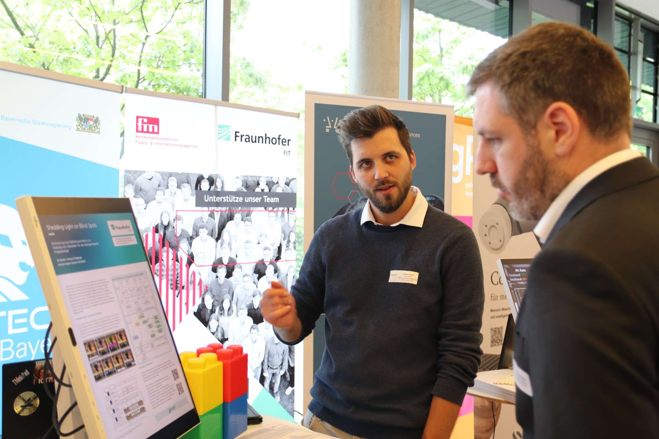 Stand des Fraunhofer FIT beim TEA-Kongress 2023