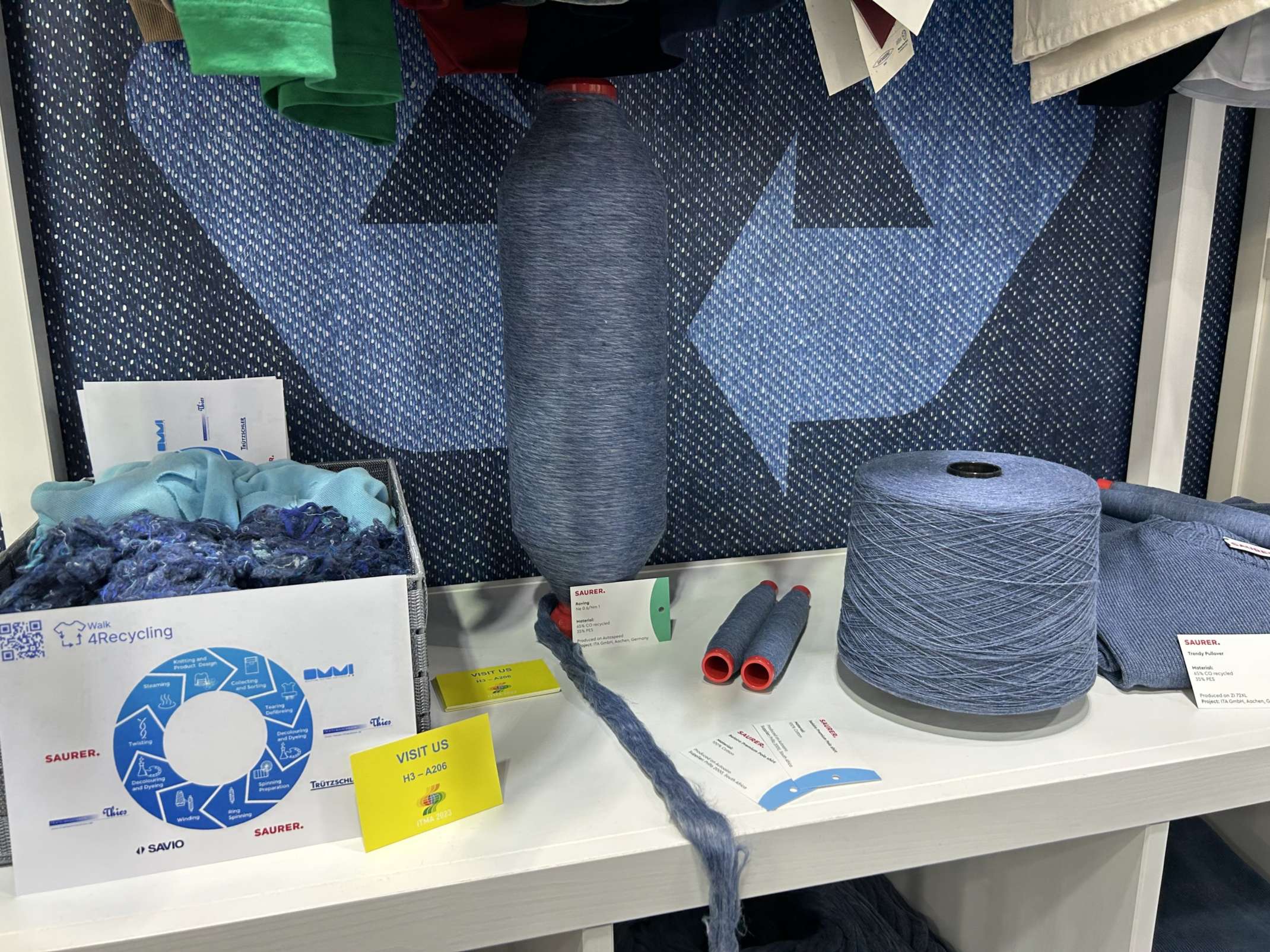 Materialien auf der ITMA Materialien auf der ITMA